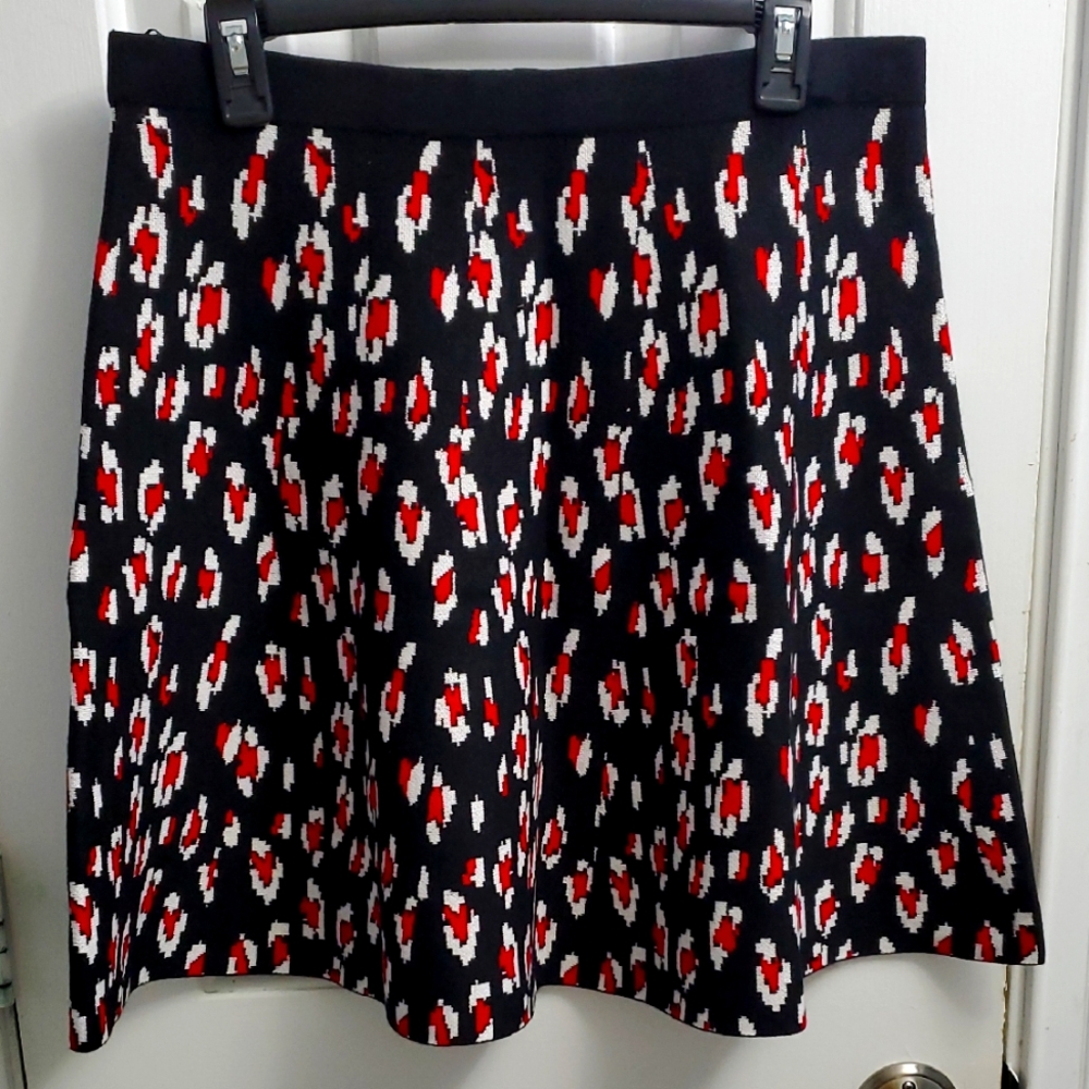 DKNY Flared Sweater Skirt M
